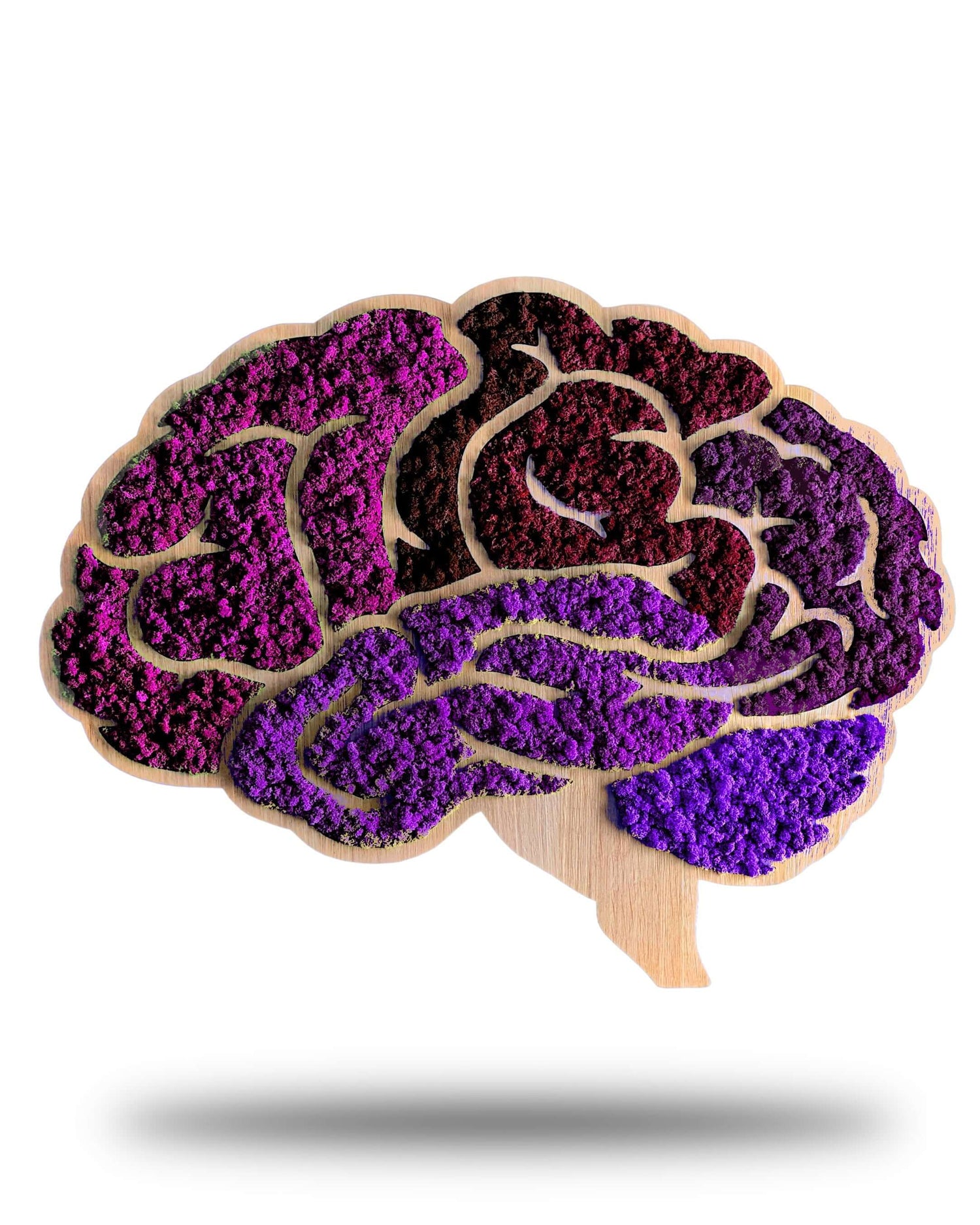 Moosbild-Silhouetten - Wandbilder Naturkunst aus Moos & Holz